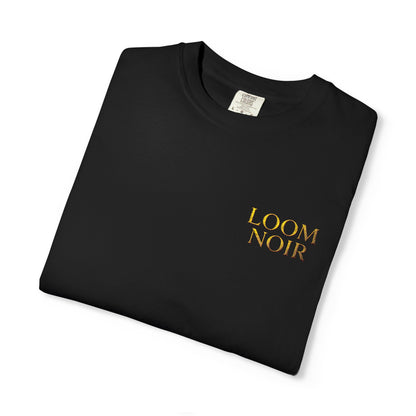 Leopard Navy T-Shirt - Bold Animal Print Tee | Loom Noir