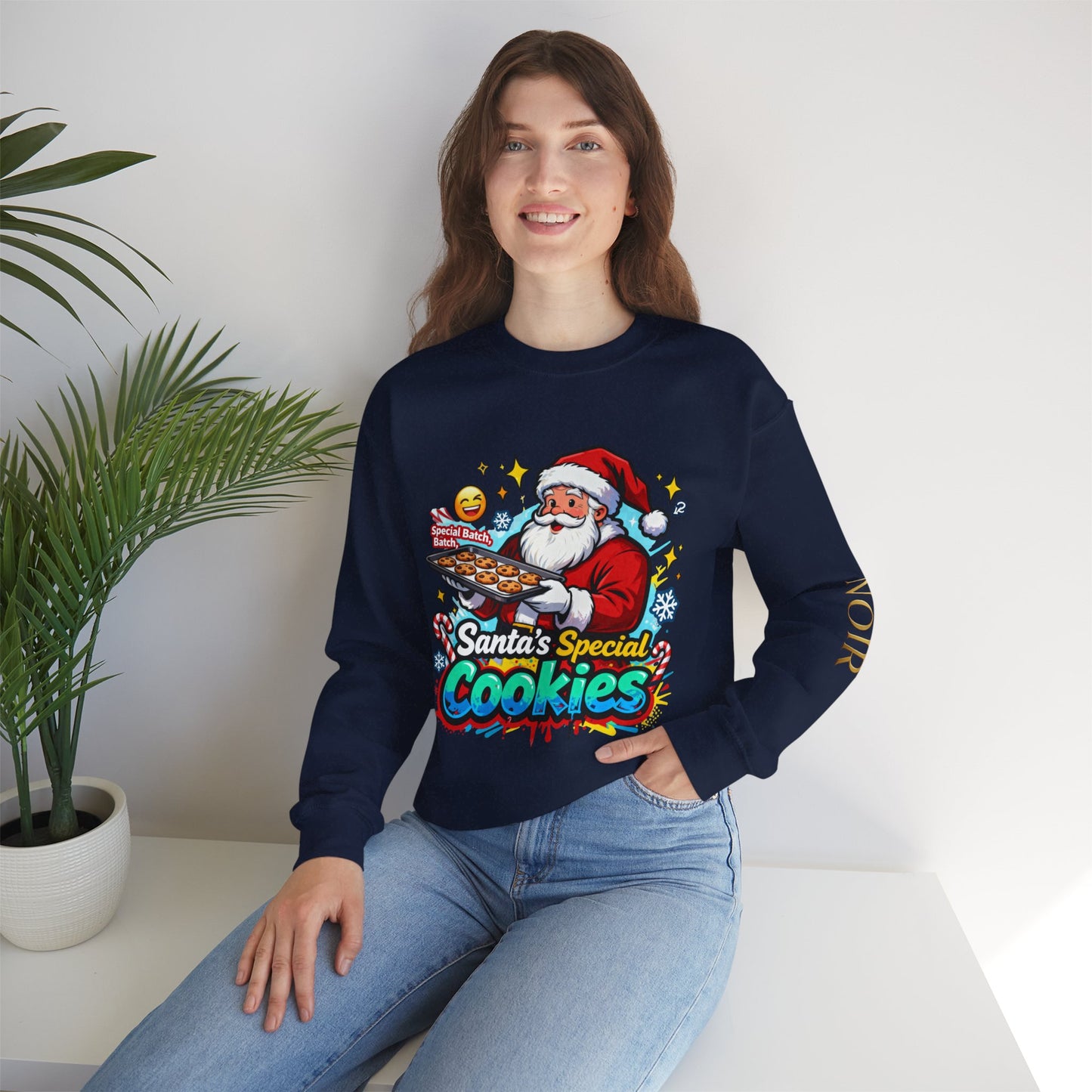 Christmas Sweatshirt Crewneck - Cozy Holiday Pullover | Loom Noir