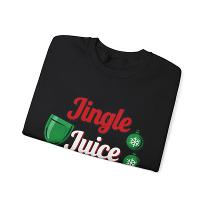 Jingle Juice Required Sweatshirt - Funny Holiday Drinking Crewneck | Loom Noir