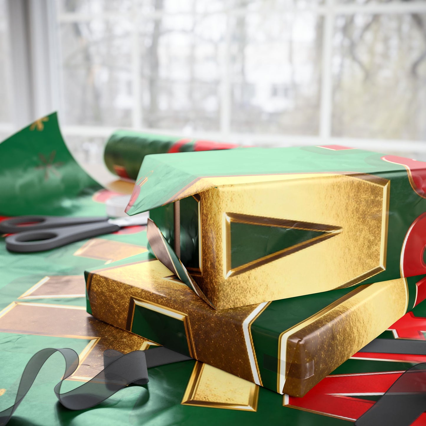 Hanukkah Wrapping Paper - Festive Gift Wrap | Loom Noir