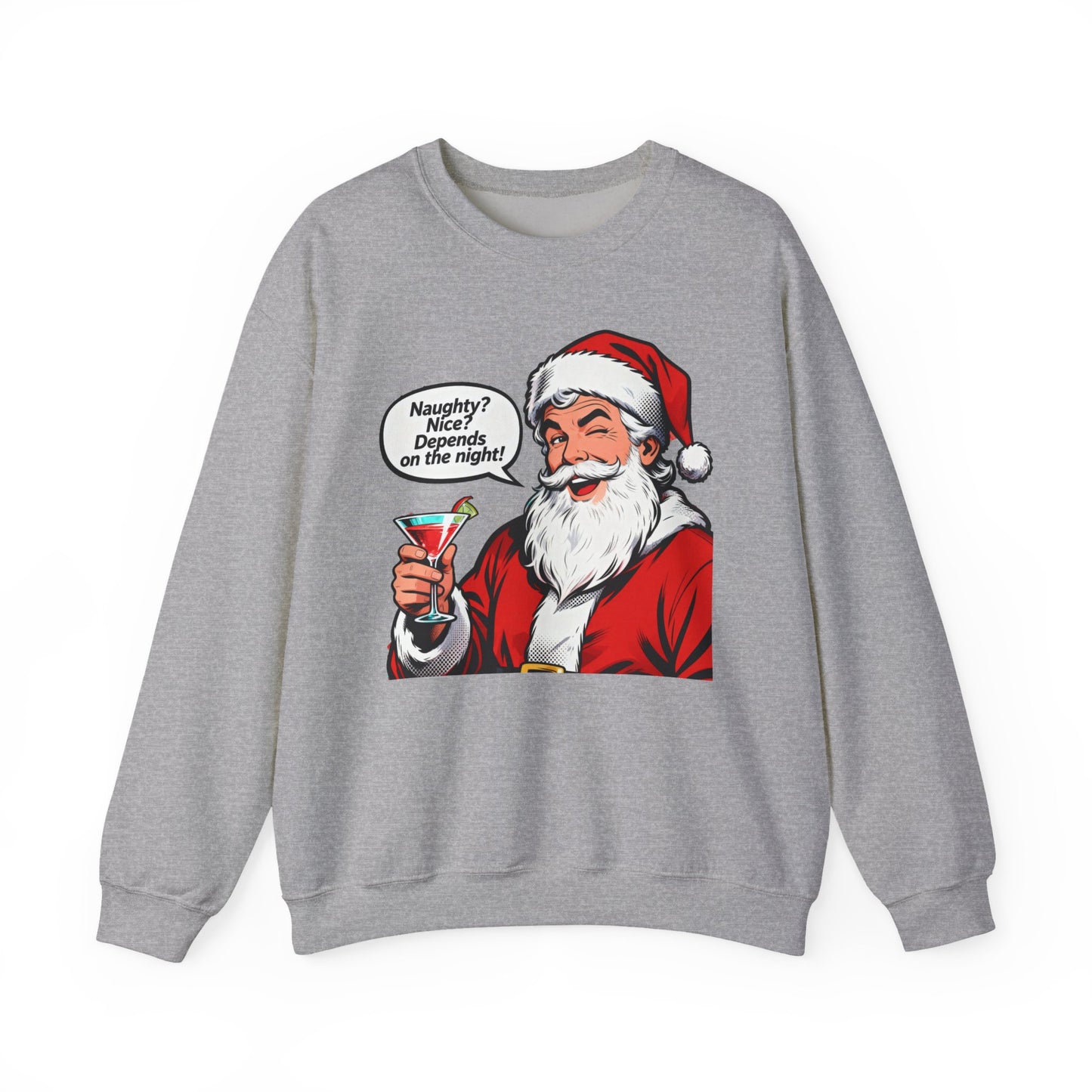 Depends on the Night Sweatshirt - Casual Streetwear | Loom Noir