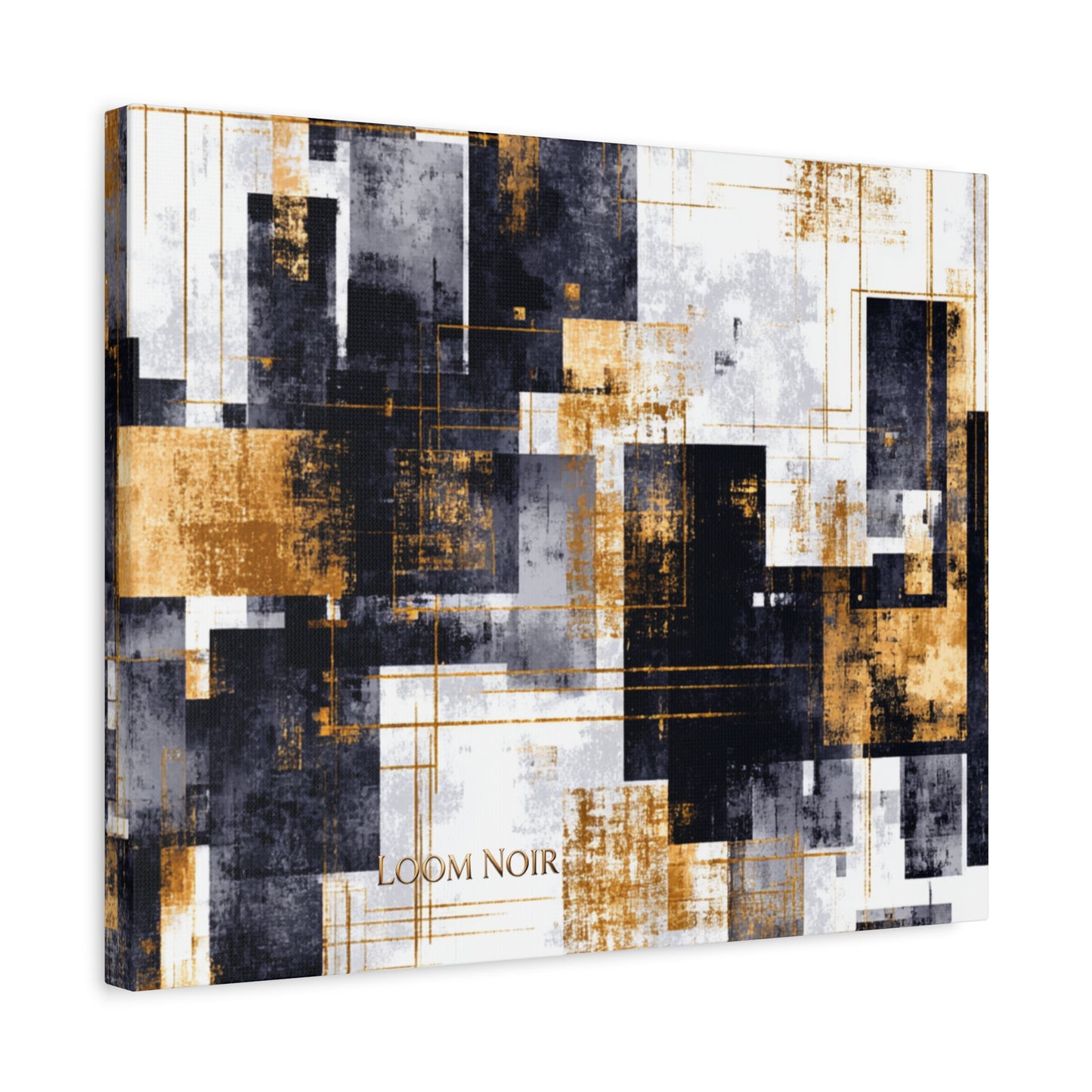 Abstract Canvas Print - Modern Wall Art | Loom Noir