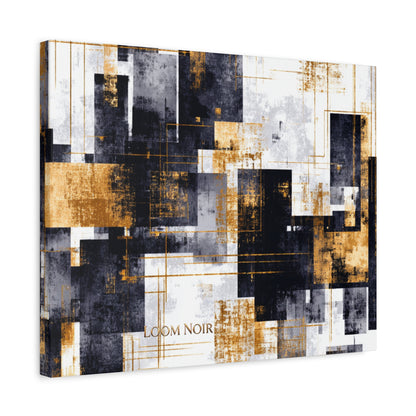 Abstract Canvas Print - Modern Wall Art | Loom Noir