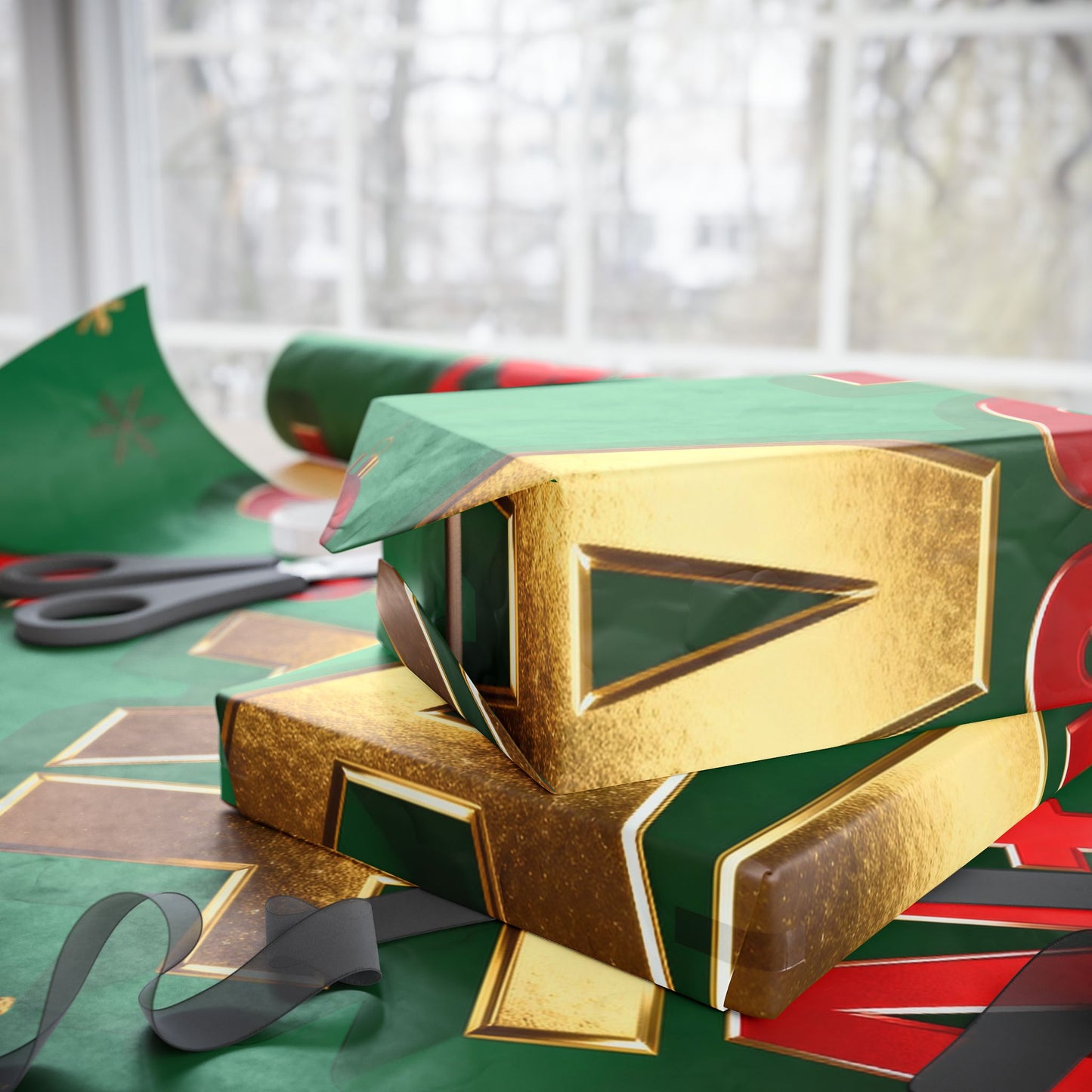 Hanukkah Wrapping Paper - Festive Gift Wrap | Loom Noir