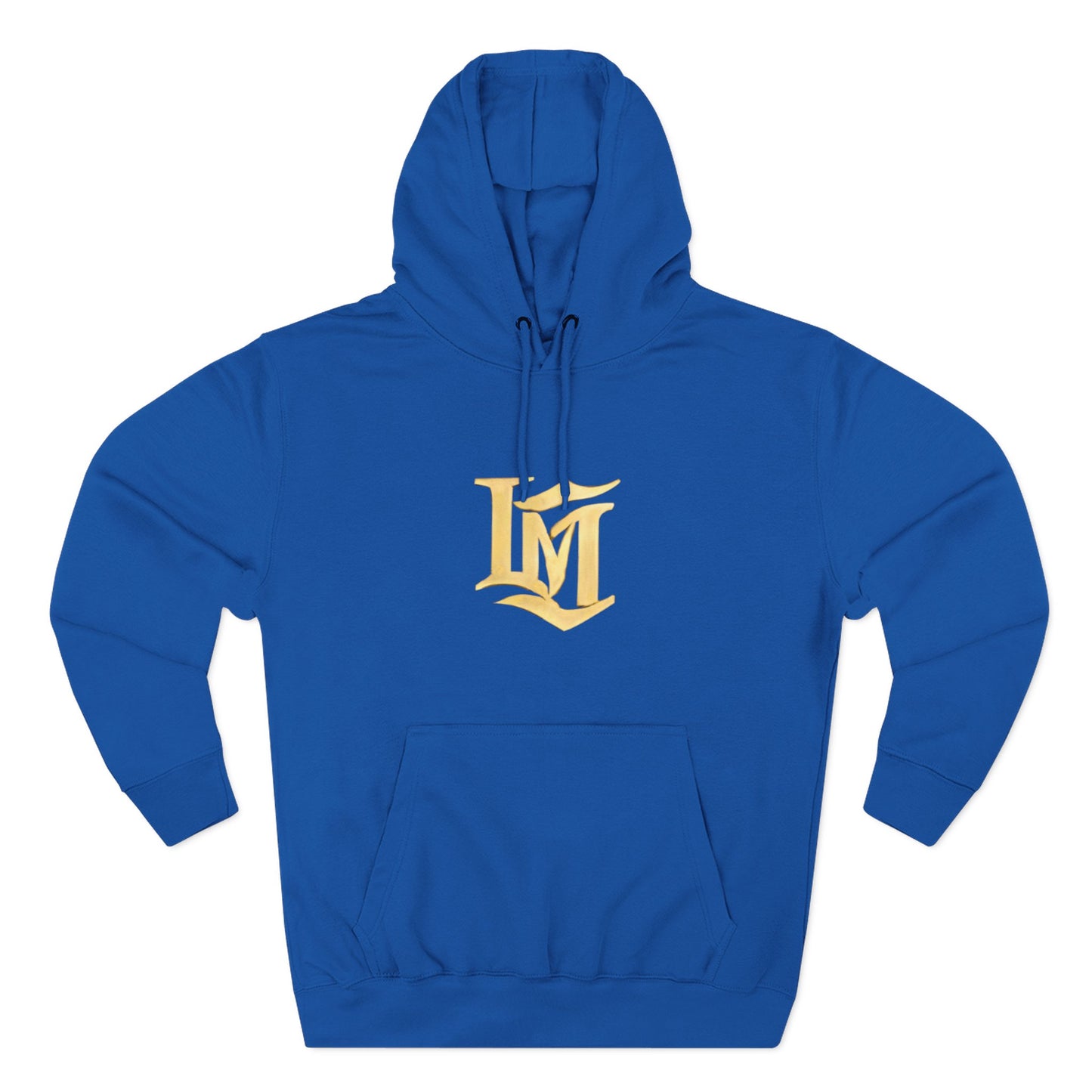 Gold Script LM Hoodie - Vintage Athletic Streetwear | Loom Noir