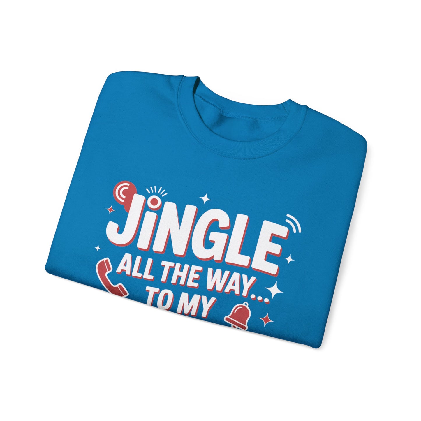 Jingle All the Way Sweatshirt - Festive Christmas Crewneck | Loom Noir