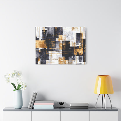 Abstract Canvas Print - Modern Wall Art | Loom Noir