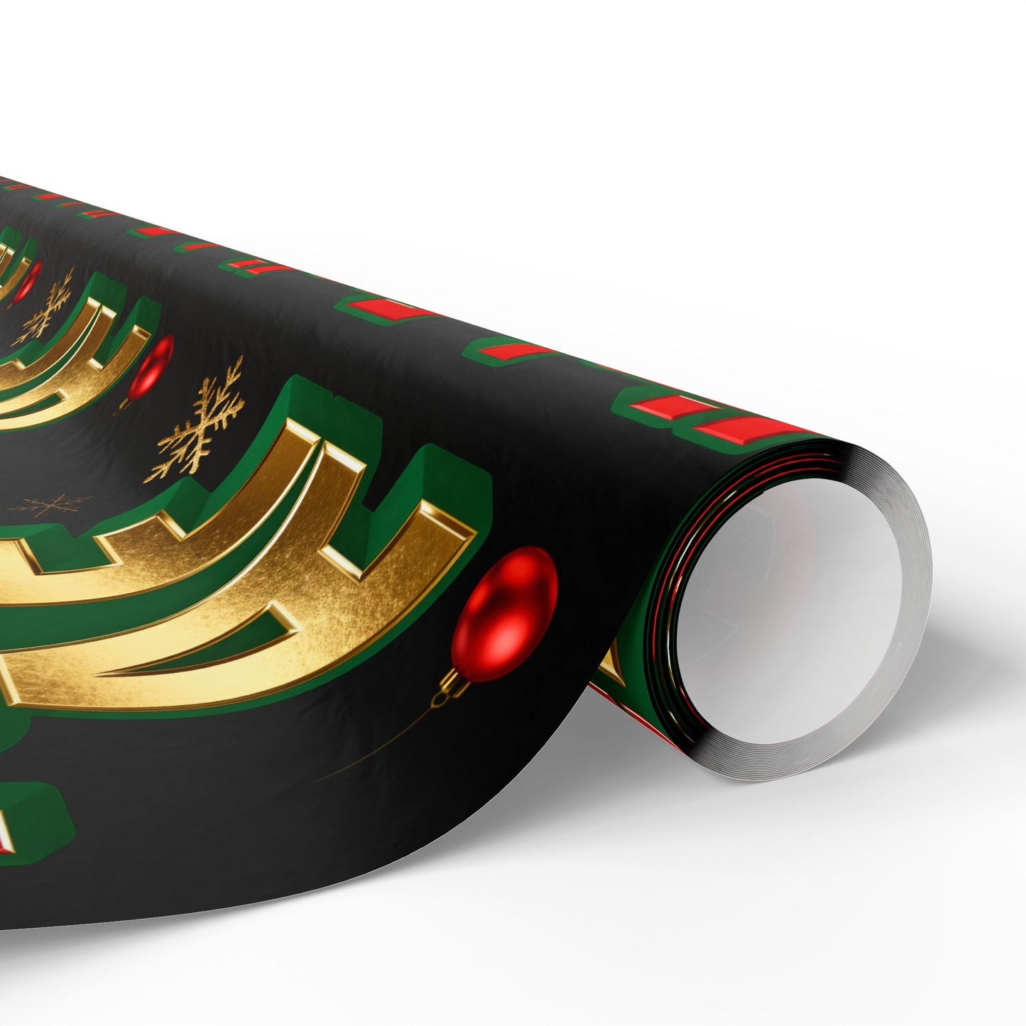 Hanukkah Wrapping Paper - Festive Gift Wrap | Loom Noir