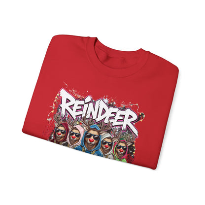Reindeer Goals Sweatshirt - Funny Christmas Holiday Crewneck | Loom Noir