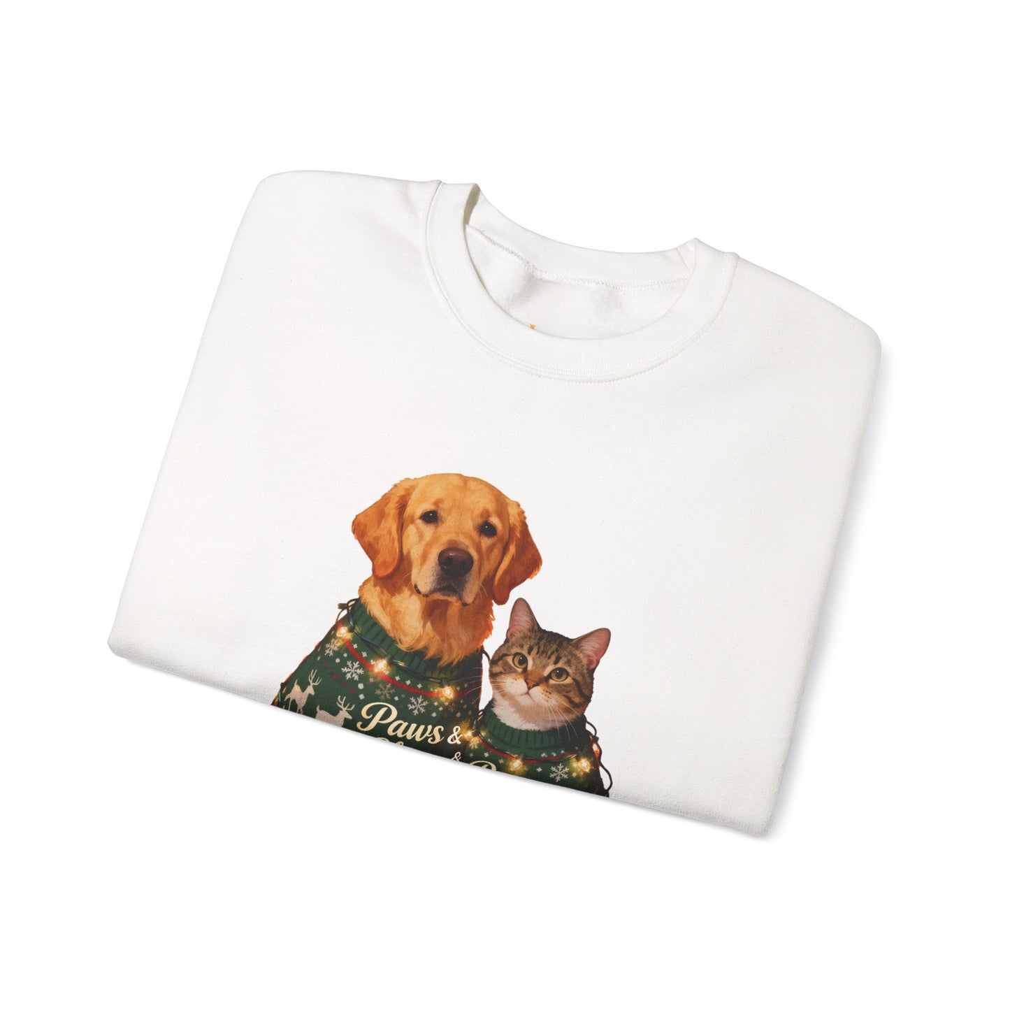 Pet Christmas Sweatshirt - Festive Holiday Crewneck for Pet Lovers | Loom Noir
