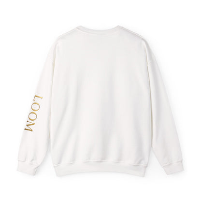 Frosty Flow Sweatshirt - Unisex Snowman Crewneck | Loom Noir