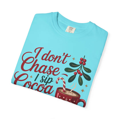Mistletoe Cocoa Unisex T-Shirt - Cozy Christmas Tee | Loom Noir