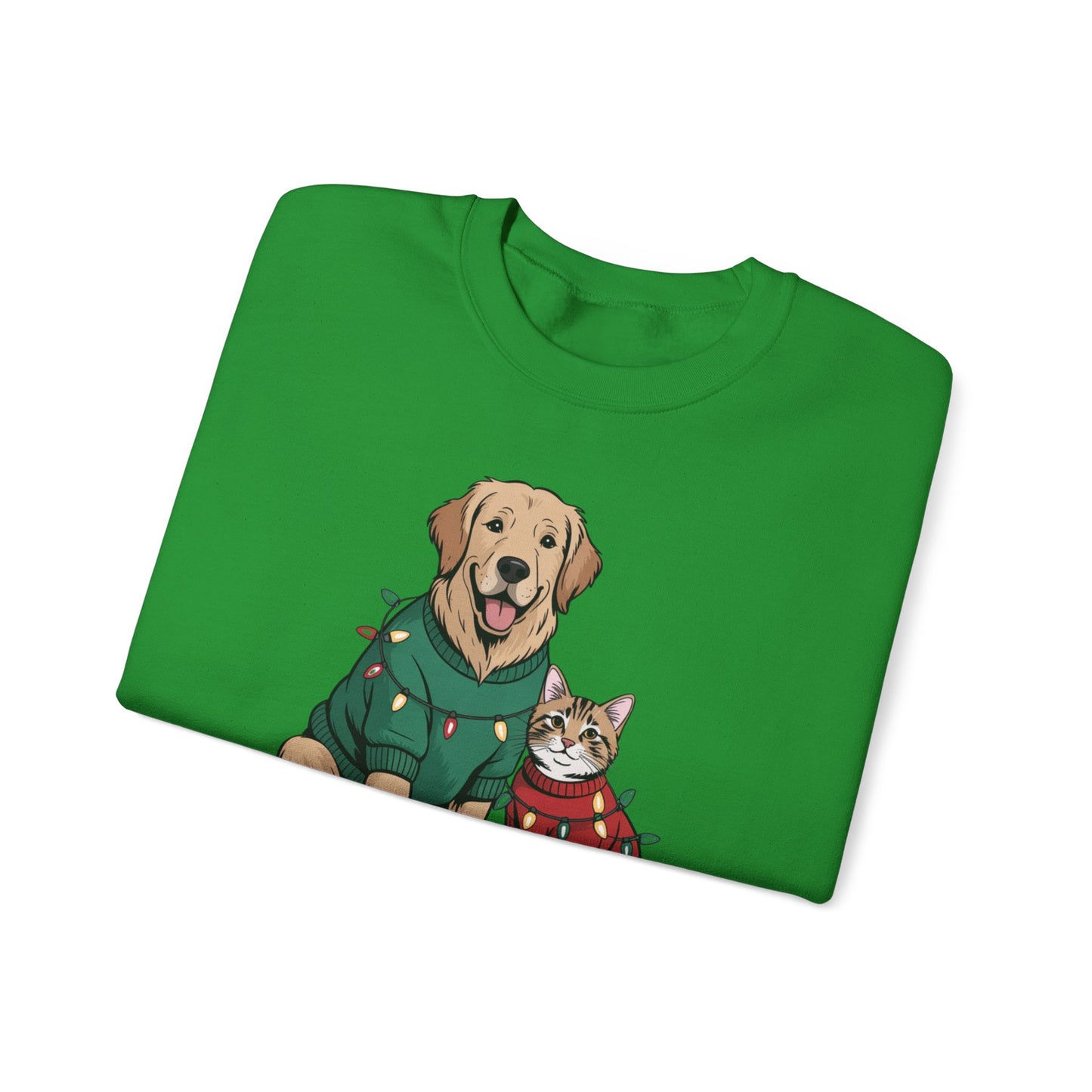 Paws & Claus Holiday Sweatshirt - Festive Pet Apparel | Loom Noir
