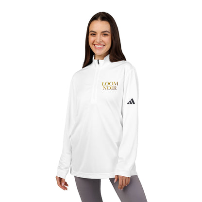 Loom Noir Quarter-Zip Pullover | Athletic Mock Neck Sweatshirt