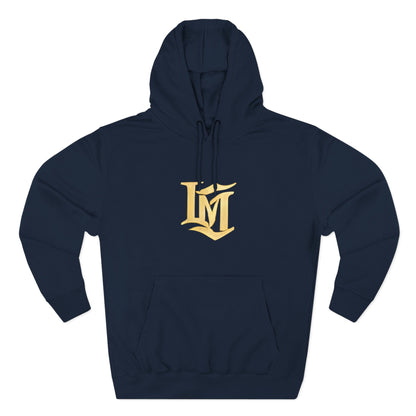 Gold Script LM Hoodie - Vintage Athletic Streetwear | Loom Noir
