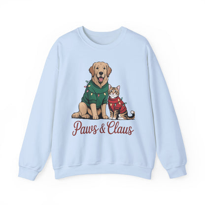 Paws & Claus Holiday Sweatshirt - Festive Pet Apparel | Loom Noir