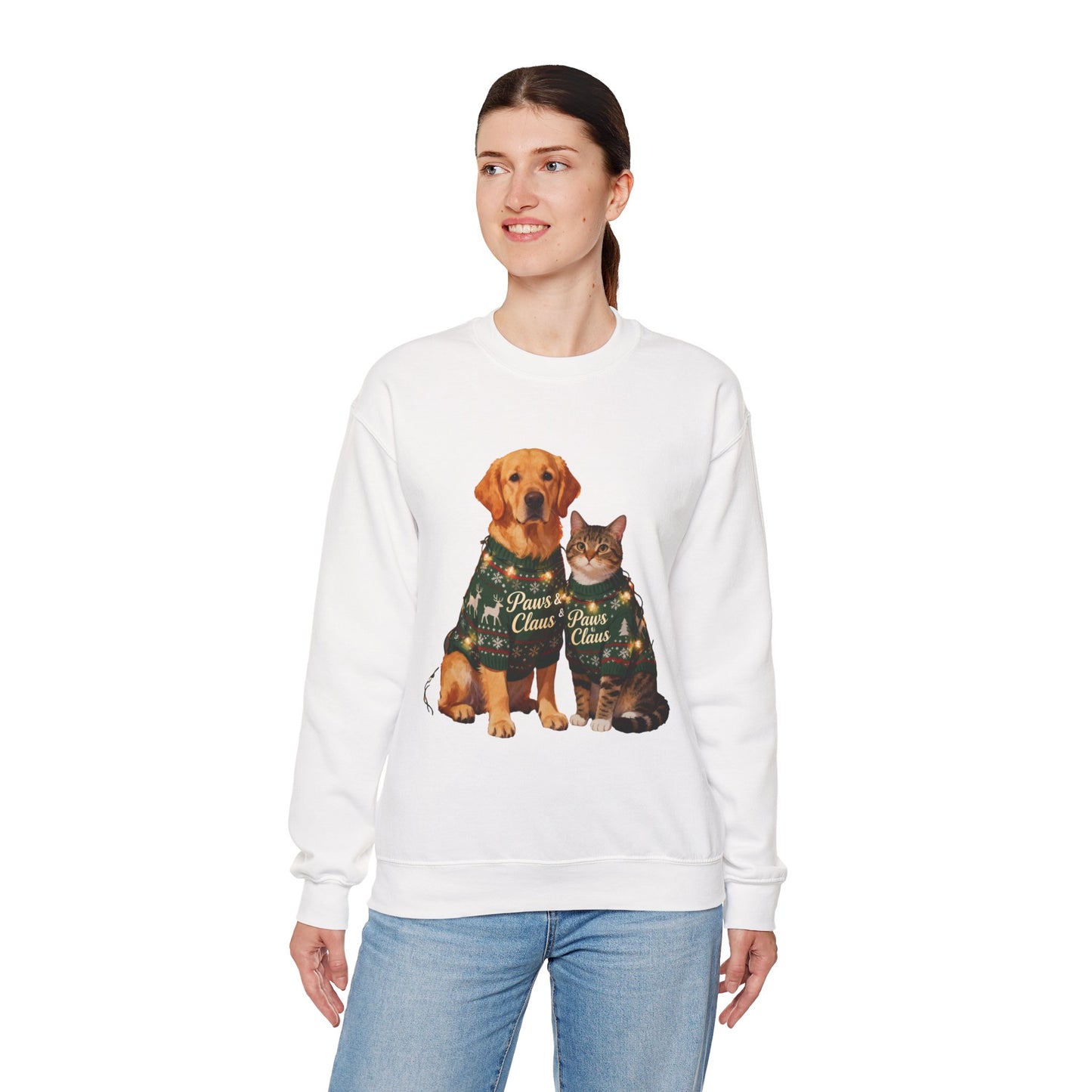 Pet Christmas Sweatshirt - Festive Holiday Crewneck for Pet Lovers | Loom Noir