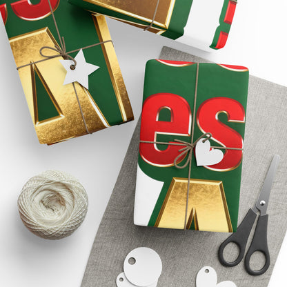 Hanukkah Wrapping Paper - Festive Gift Wrap | Loom Noir