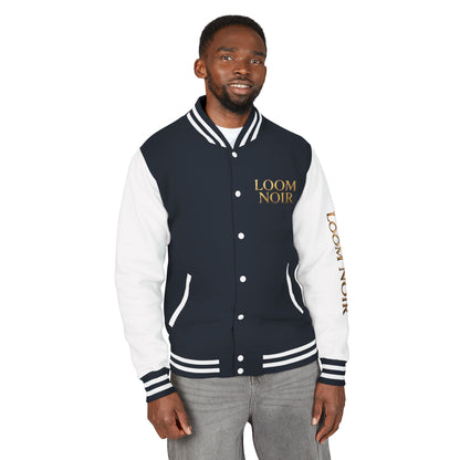 Loom Noir Letterman Jacket - Premium Streetwear Varsity