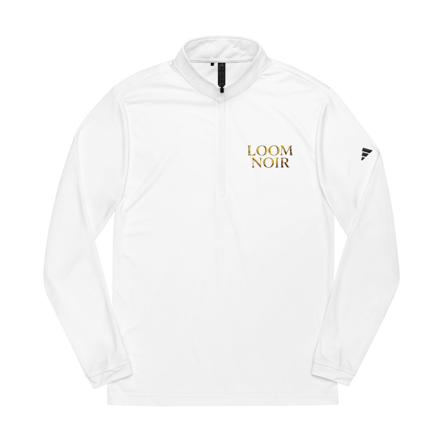 Loom Noir Quarter-Zip Pullover | Athletic Mock Neck Sweatshirt