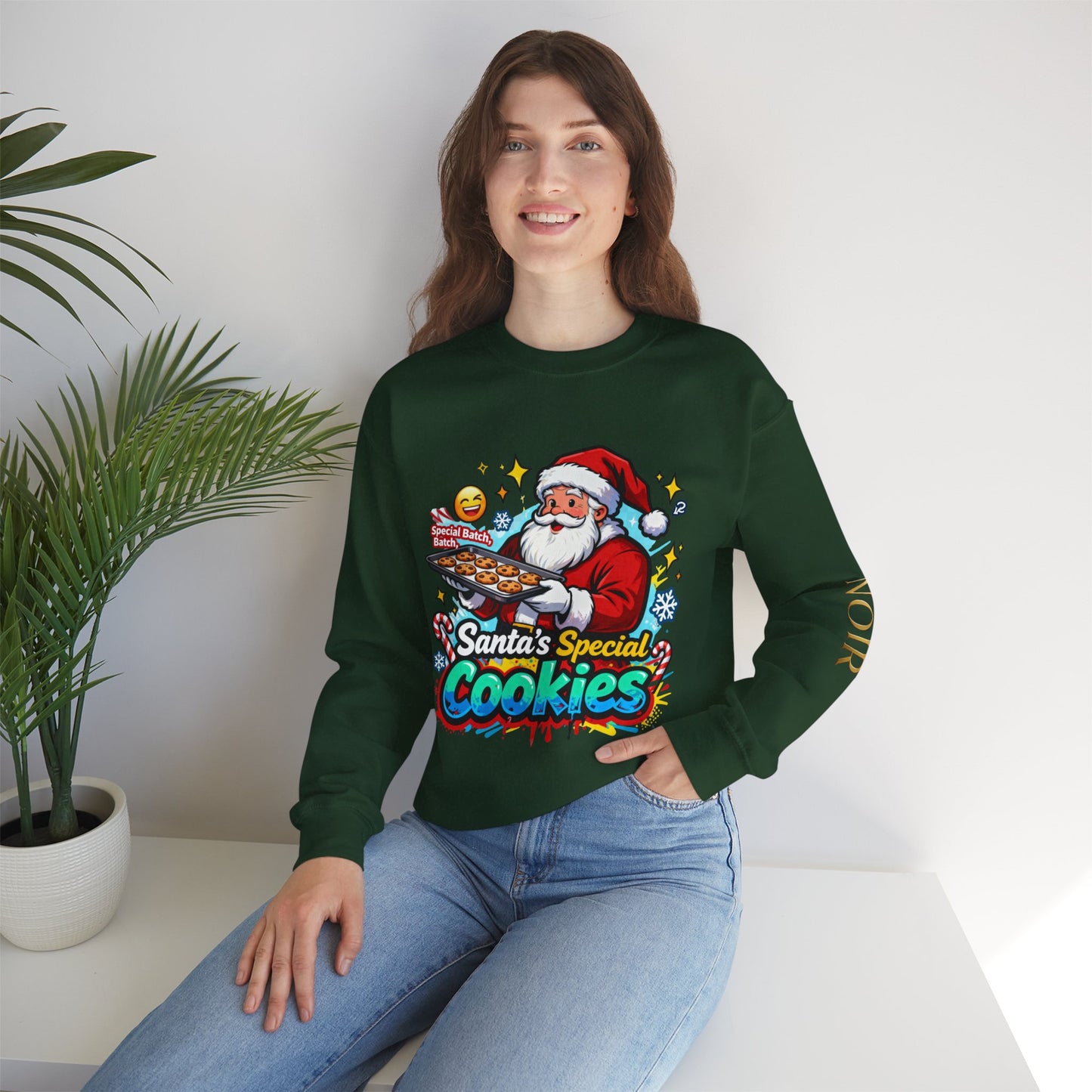 Christmas Sweatshirt Crewneck - Cozy Holiday Pullover | Loom Noir