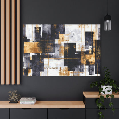 Abstract Canvas Print - Modern Wall Art | Loom Noir