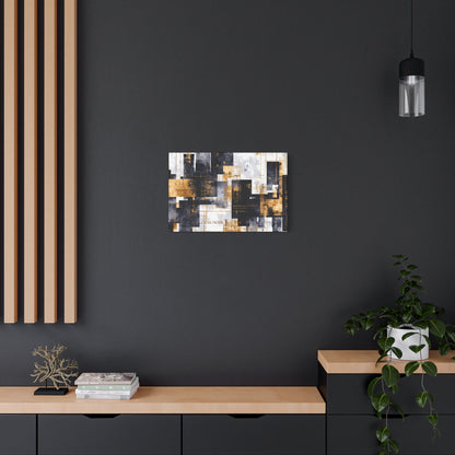 Abstract Canvas Print - Modern Wall Art | Loom Noir