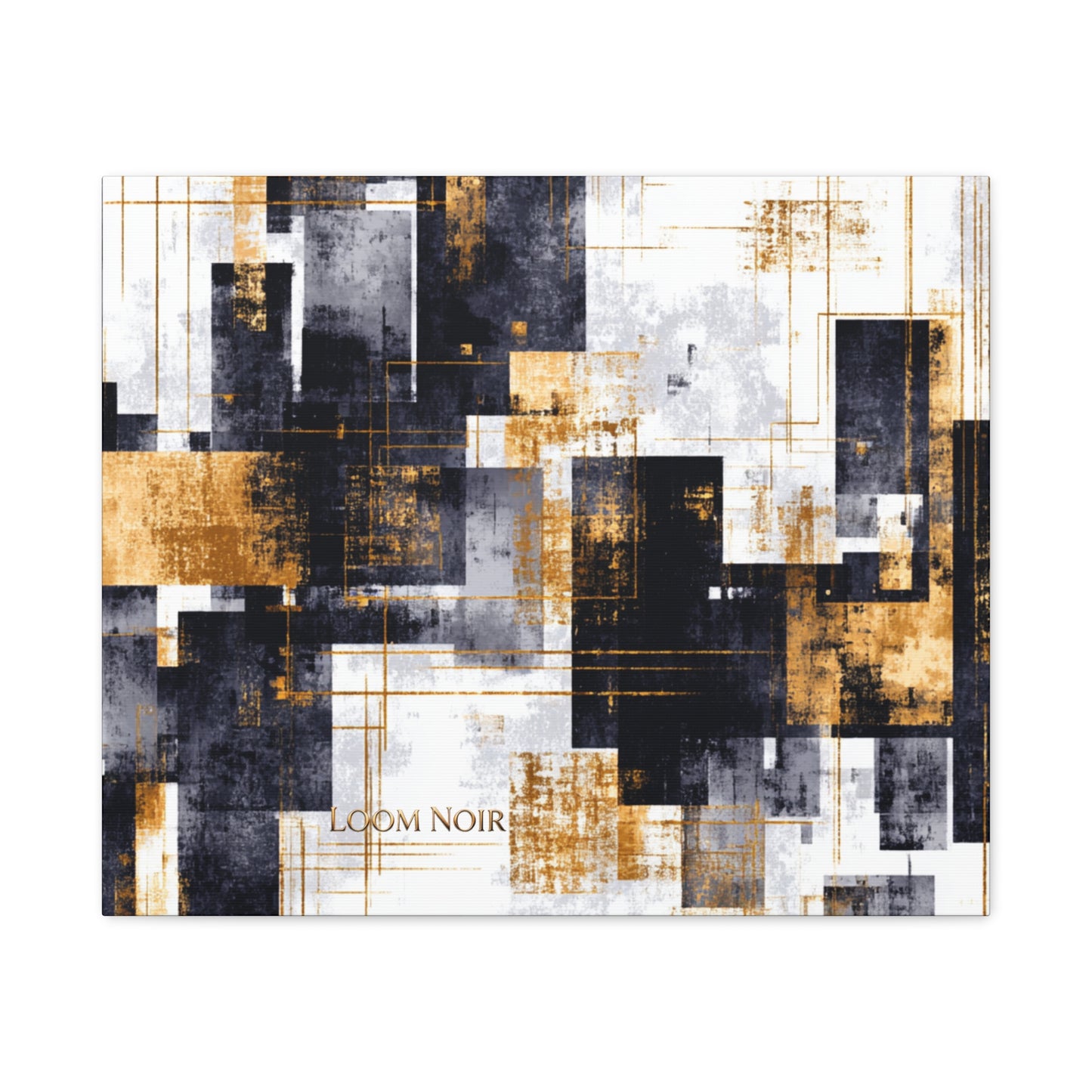 Abstract Canvas Print - Modern Wall Art | Loom Noir