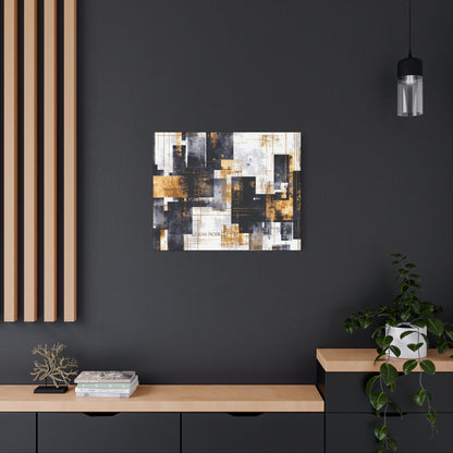 Abstract Canvas Print - Modern Wall Art | Loom Noir