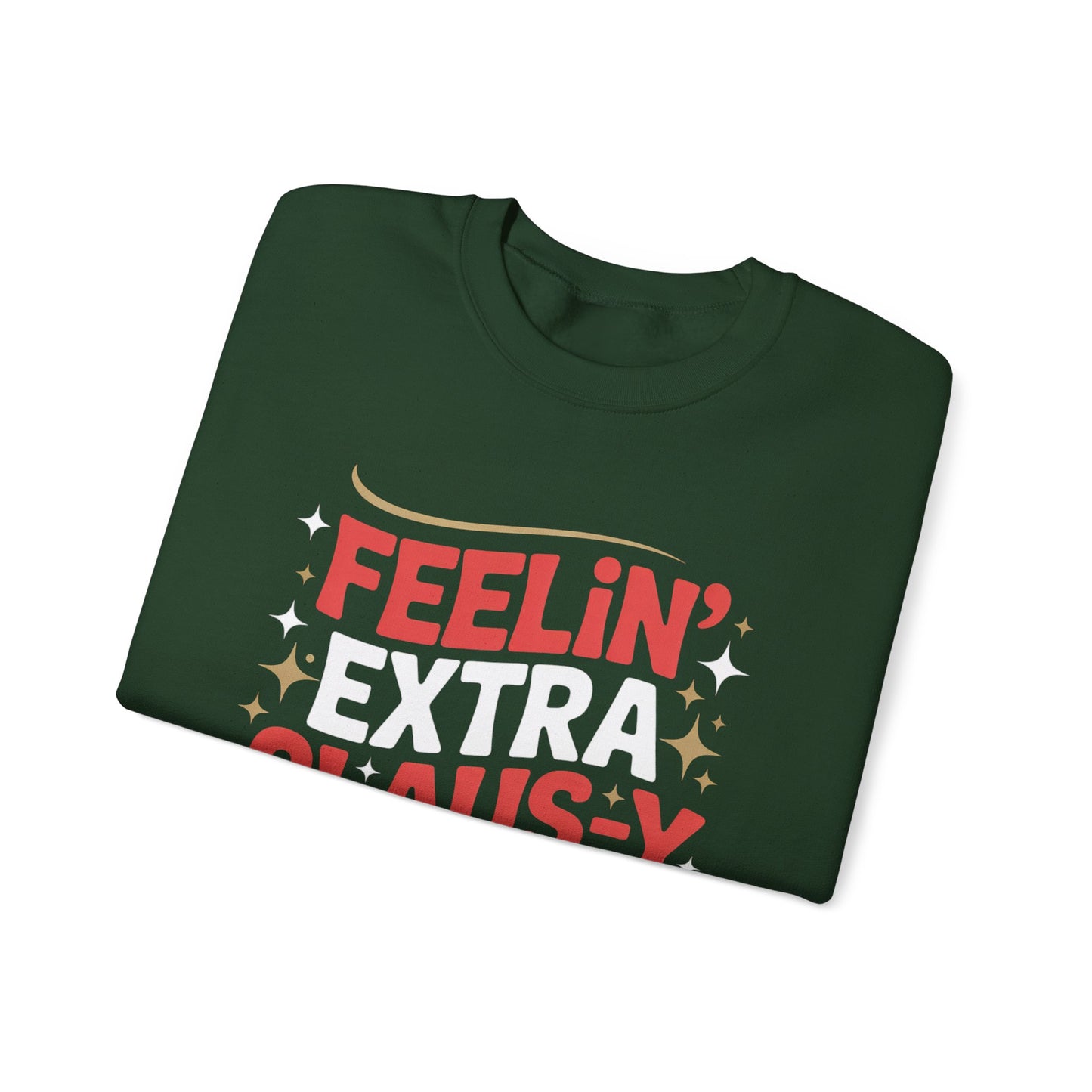Feelin' Claus-y Sweatshirt - Festive Christmas Crewneck | Loom Noir