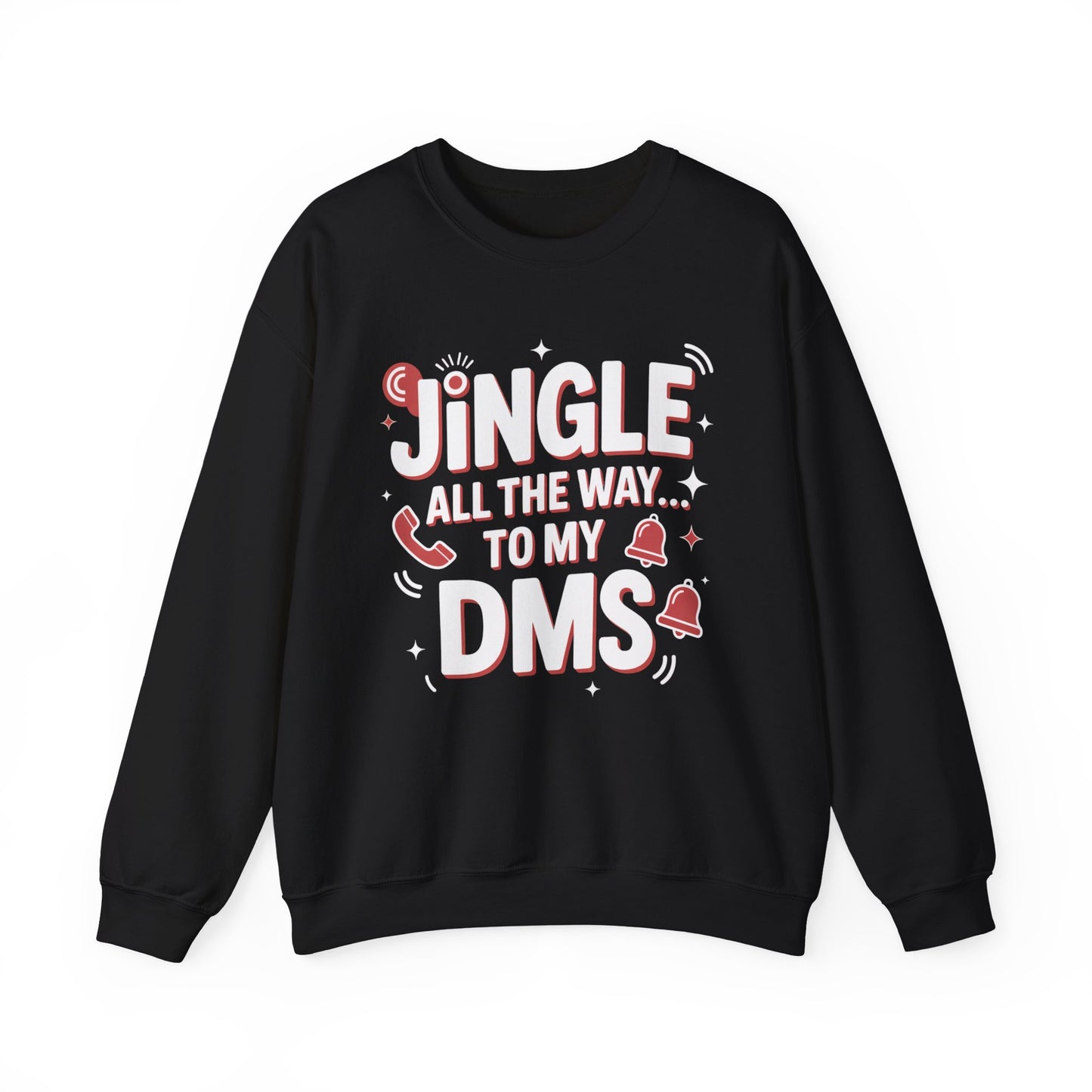 Jingle All the Way Sweatshirt - Festive Christmas Crewneck | Loom Noir