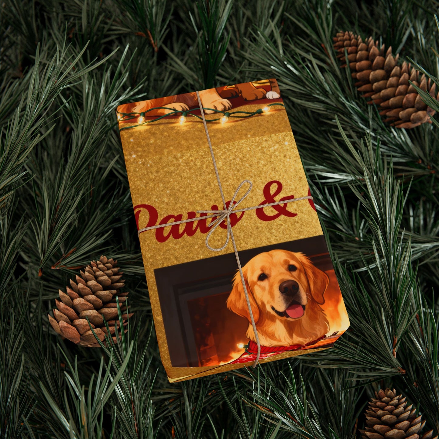 Holiday Gift Wrap - Festive Christmas Wrapping Paper | Loom Noir