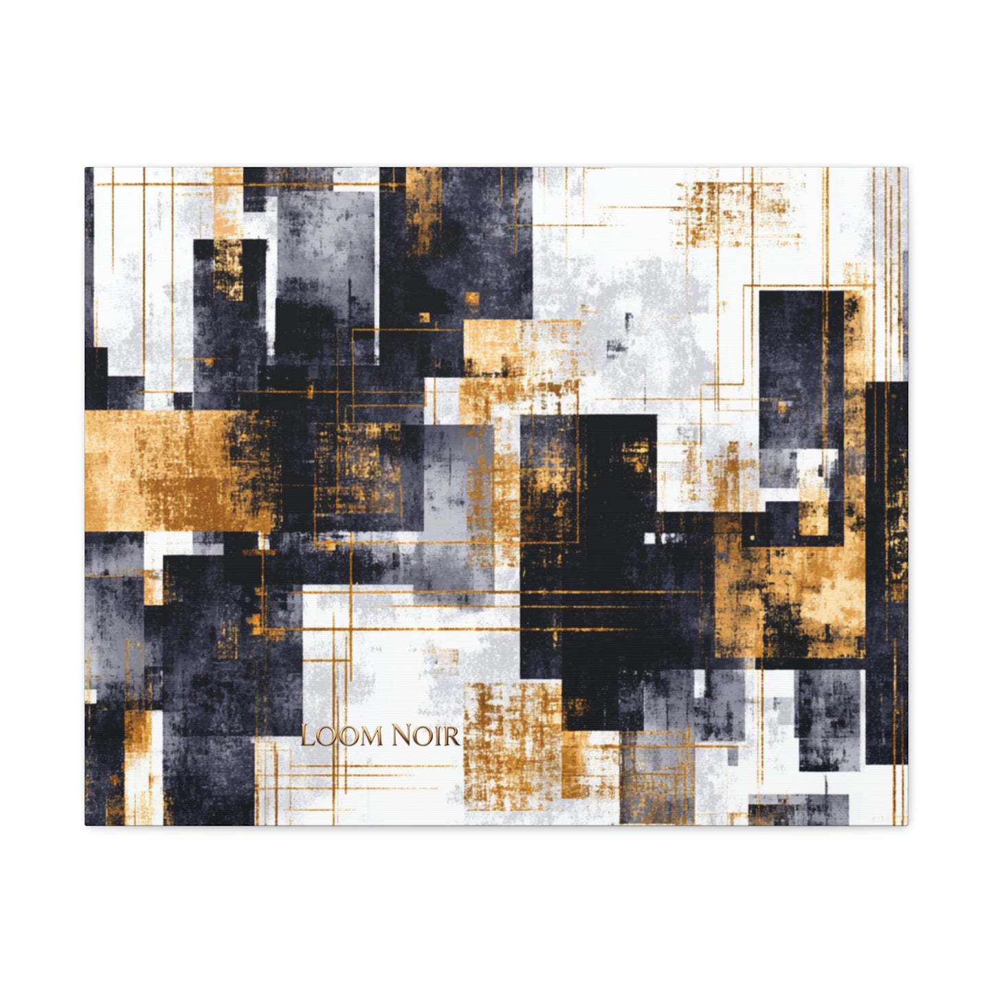 Abstract Canvas Print - Modern Wall Art | Loom Noir