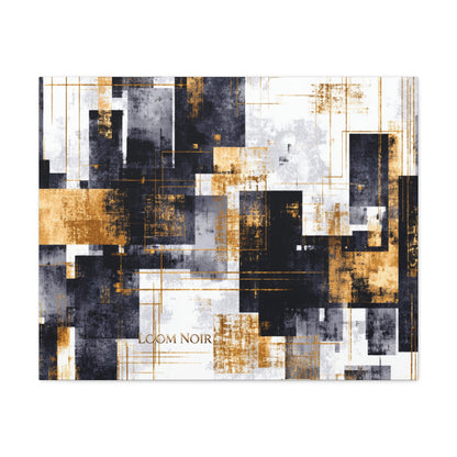 Abstract Canvas Print - Modern Wall Art | Loom Noir