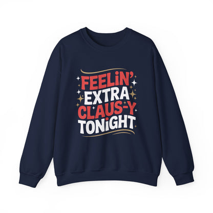 Feelin' Claus-y Sweatshirt - Festive Christmas Crewneck | Loom Noir