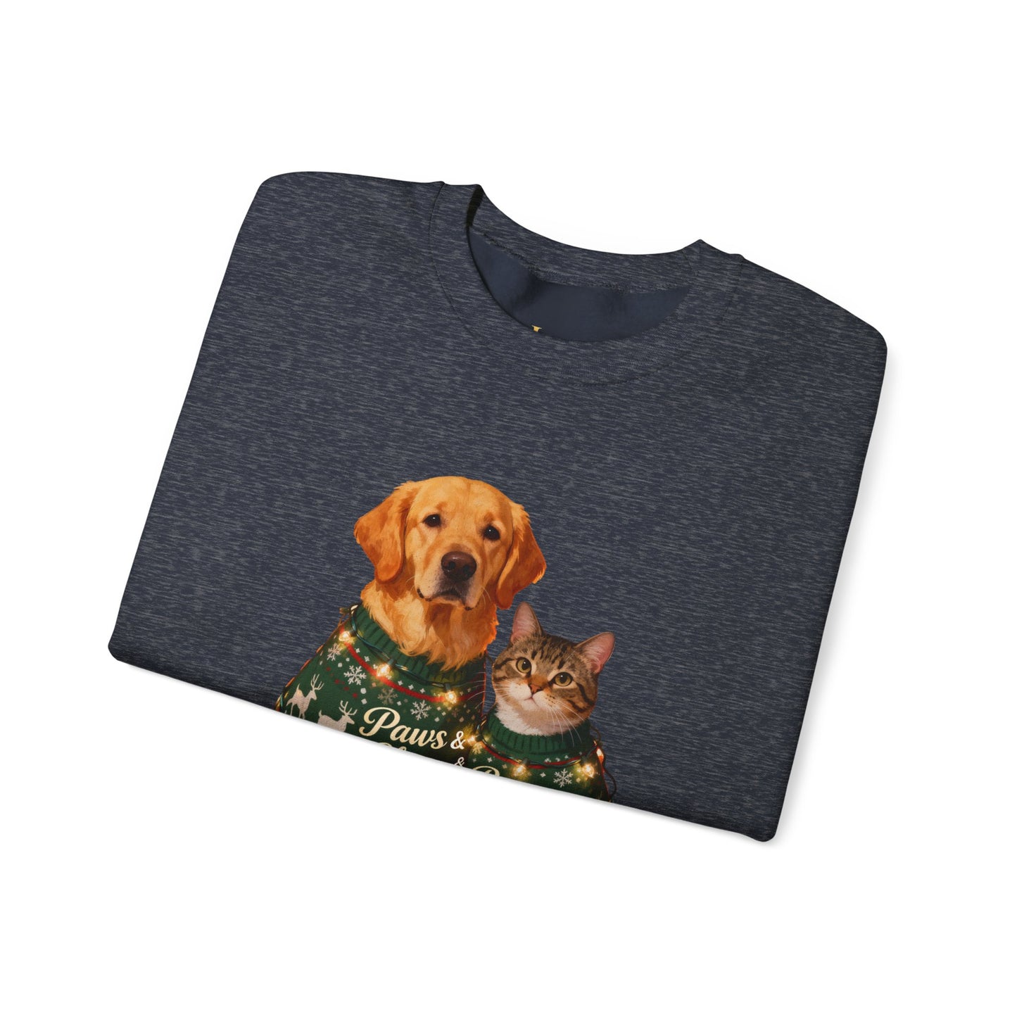 Pet Christmas Sweatshirt - Festive Holiday Crewneck for Pet Lovers | Loom Noir