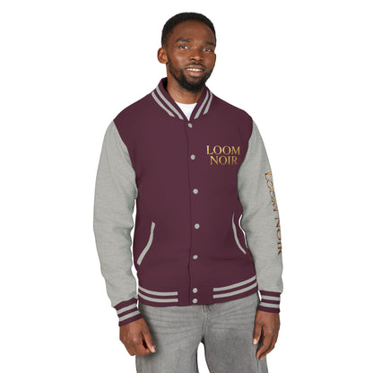 Loom Noir Letterman Jacket - Premium Streetwear Varsity