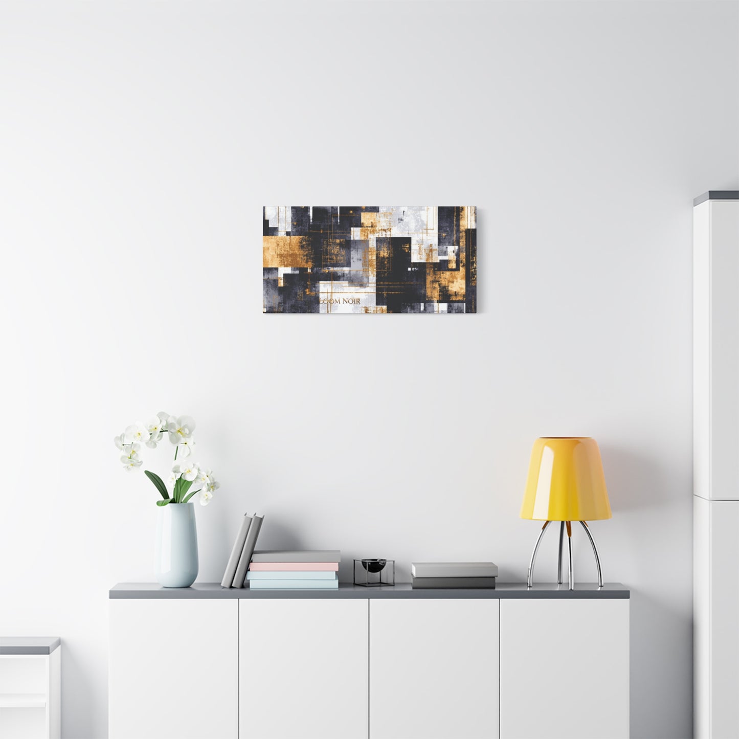 Abstract Canvas Print - Modern Wall Art | Loom Noir