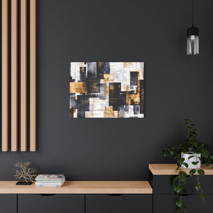 Abstract Canvas Print - Modern Wall Art | Loom Noir