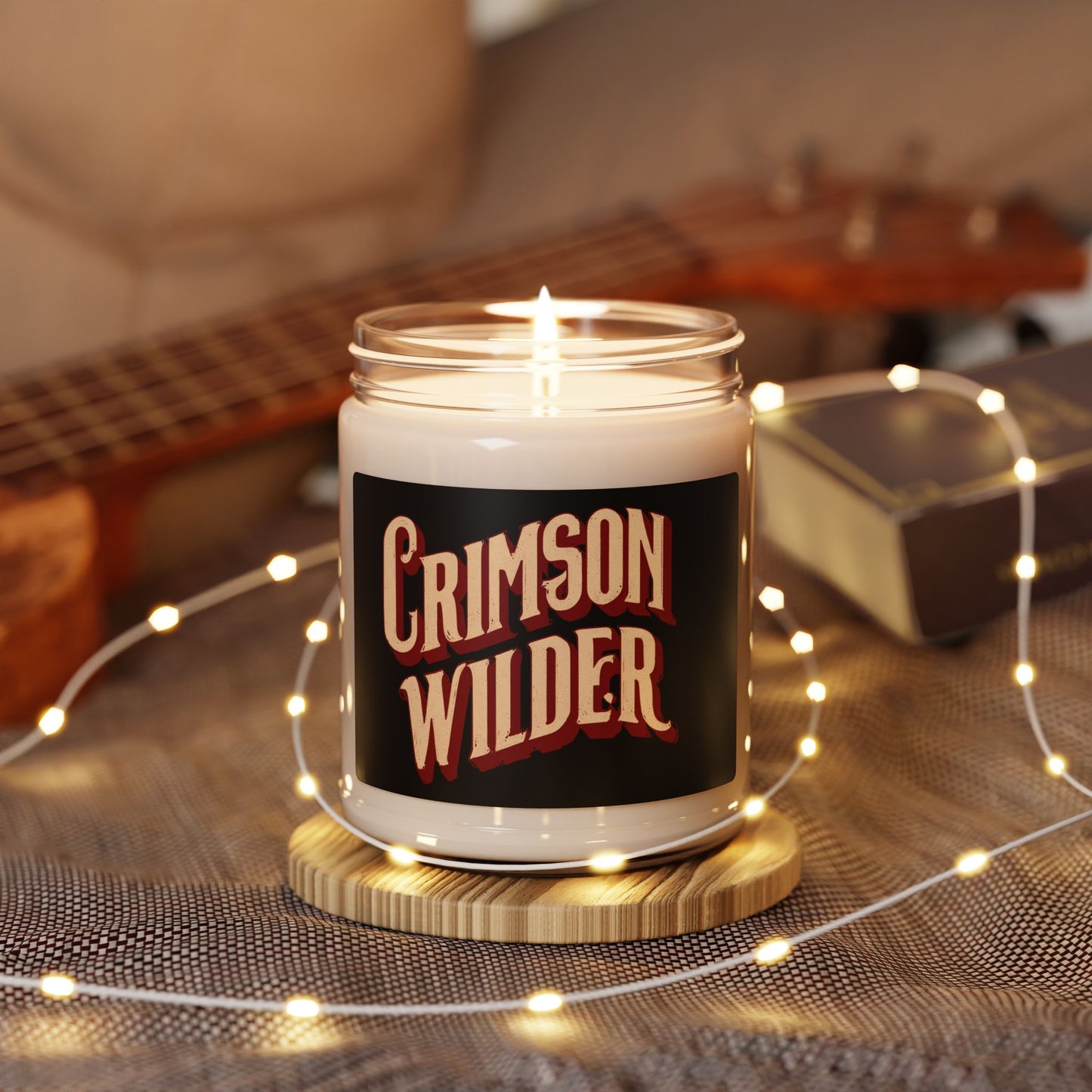 🕯️ Crimson Wilder Scented Candle – Premium Soy Wax | Luxury Mood Candle by Loom Noir