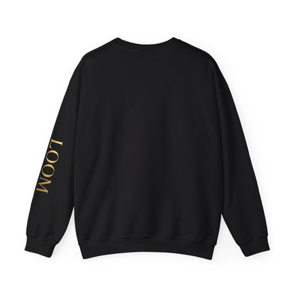 Frosty Flow Sweatshirt - Unisex Snowman Crewneck | Loom Noir