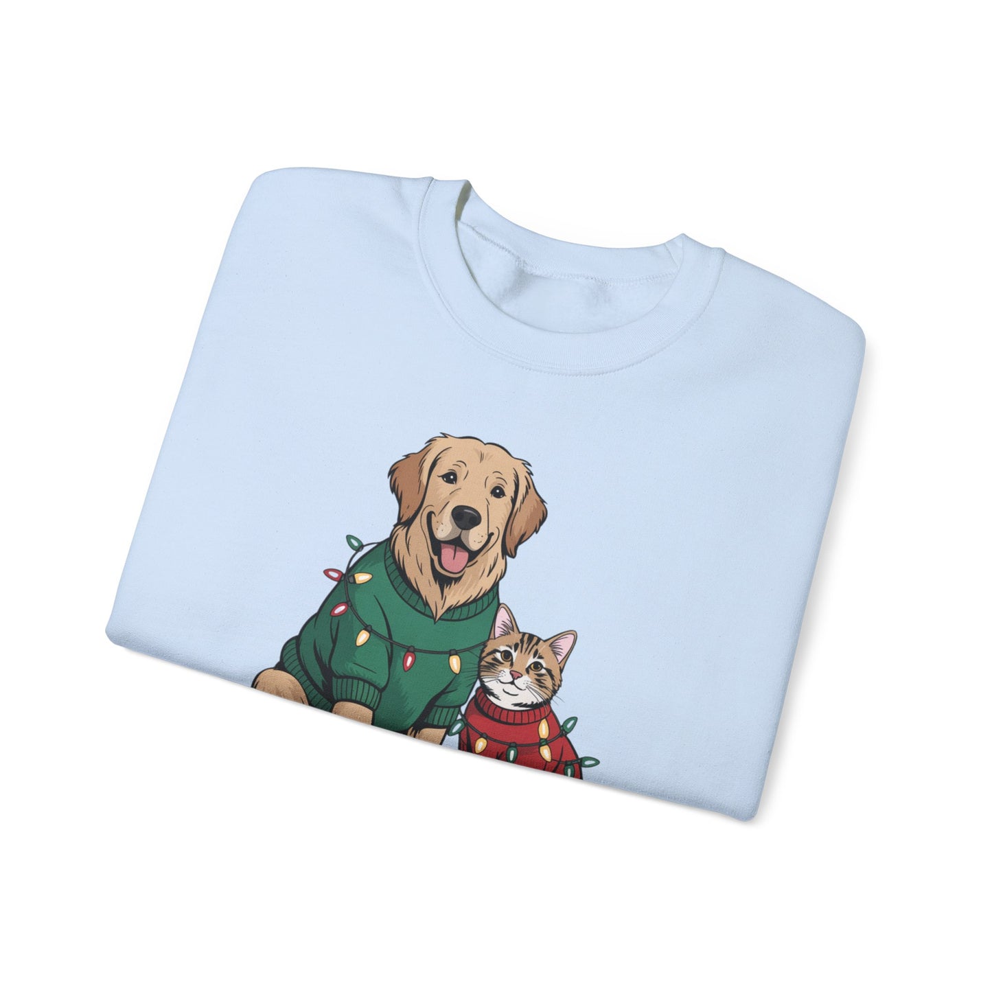 Paws & Claus Holiday Sweatshirt - Festive Pet Apparel | Loom Noir