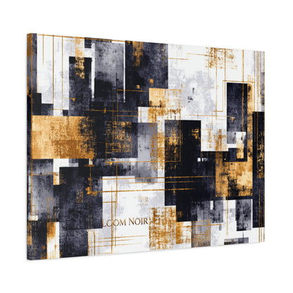 Abstract Canvas Print - Modern Wall Art | Loom Noir