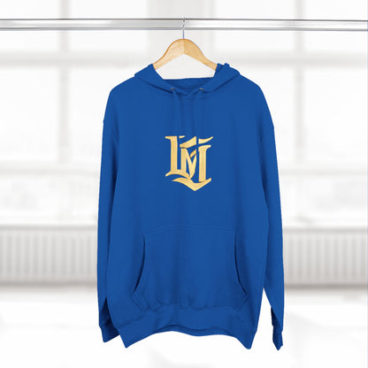 Gold Script LM Hoodie - Vintage Athletic Streetwear | Loom Noir