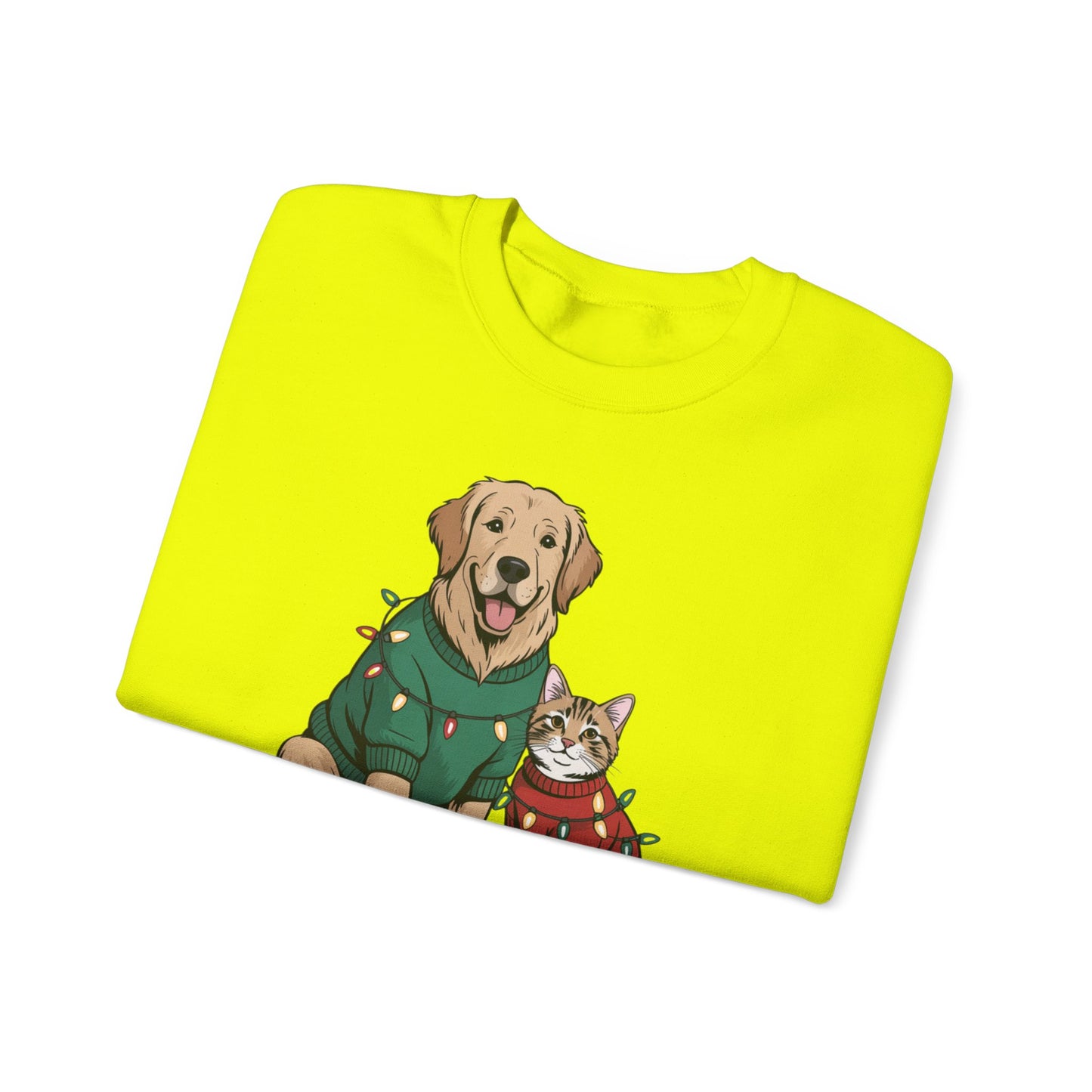 Paws & Claus Holiday Sweatshirt - Festive Pet Apparel | Loom Noir