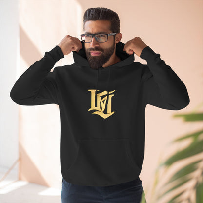 Gold Script LM Hoodie - Vintage Athletic Streetwear | Loom Noir