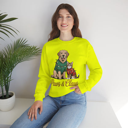 Paws & Claus Holiday Sweatshirt - Festive Pet Apparel | Loom Noir
