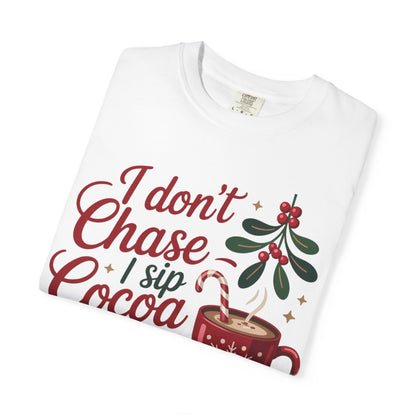 Mistletoe Cocoa Unisex T-Shirt - Cozy Christmas Tee | Loom Noir