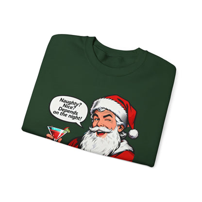 Depends on the Night Sweatshirt - Casual Streetwear | Loom Noir