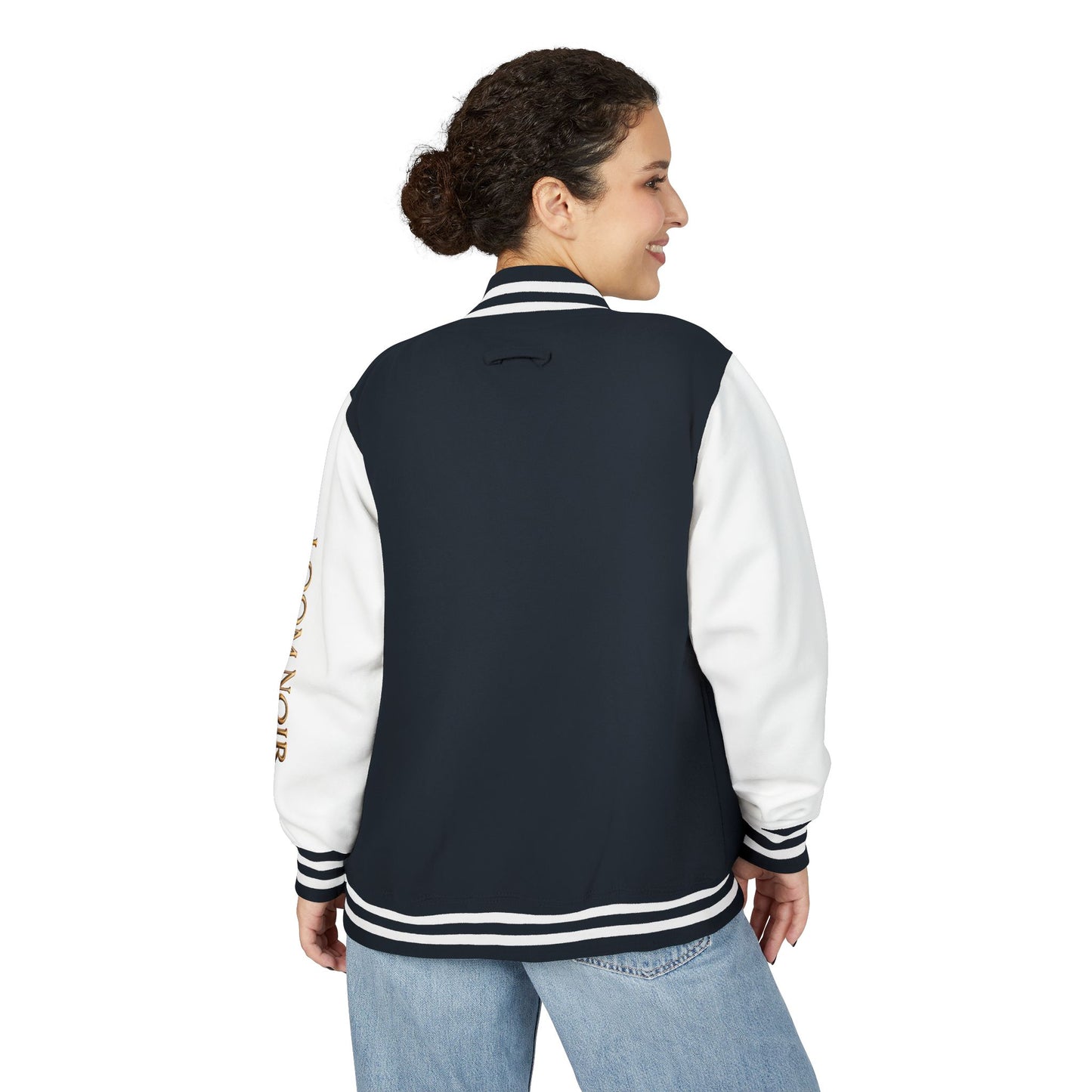 Loom Noir Letterman Jacket - Premium Streetwear Varsity